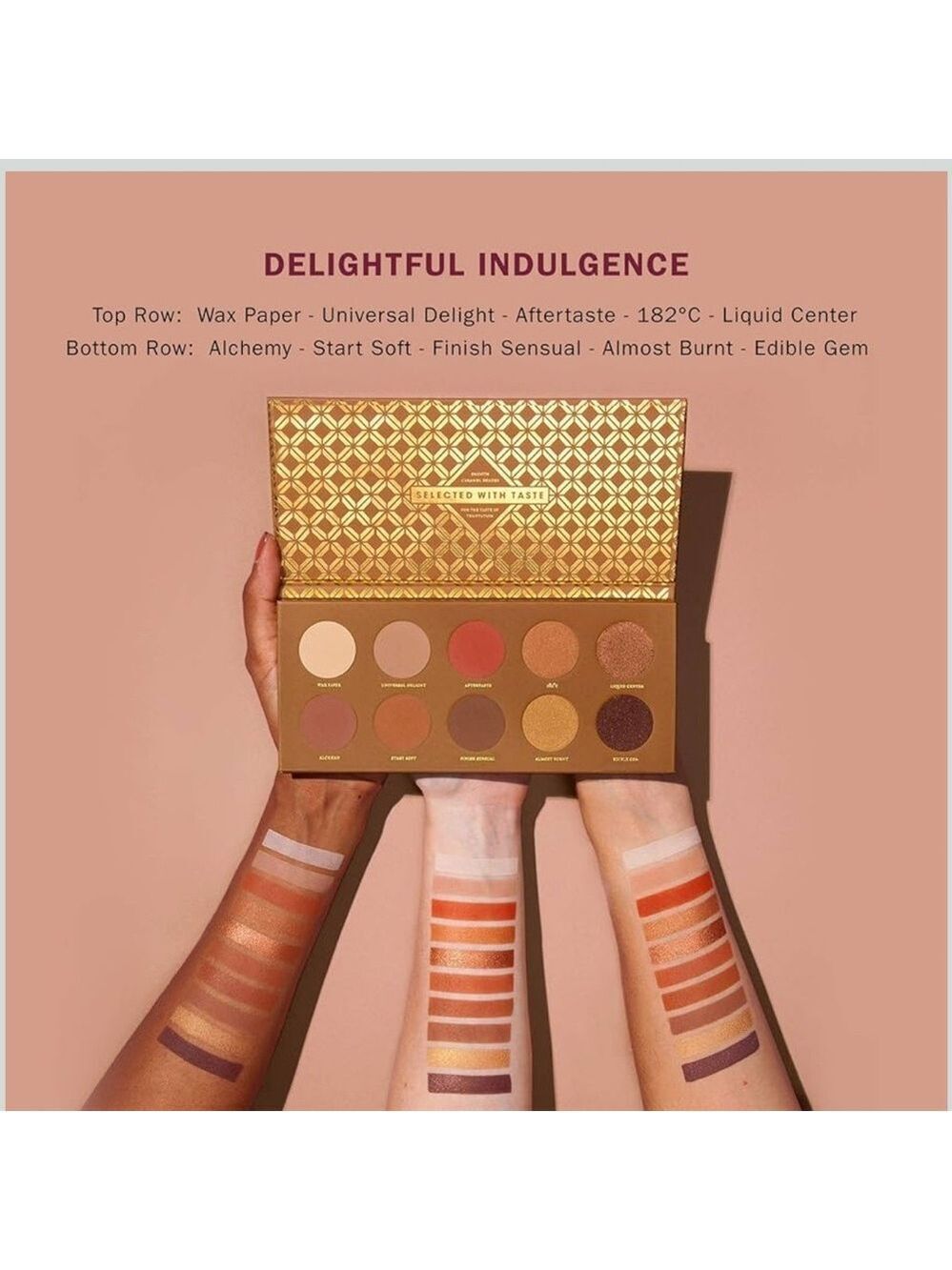 Zoeva Caramel Melange Eyeshadow Palette 10 Shades New In Box - Picture 3 of 12